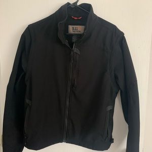 5.11 Tactical Valiant Softshell Jacket - Mens , Black
